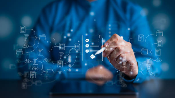 Person managing digital documents